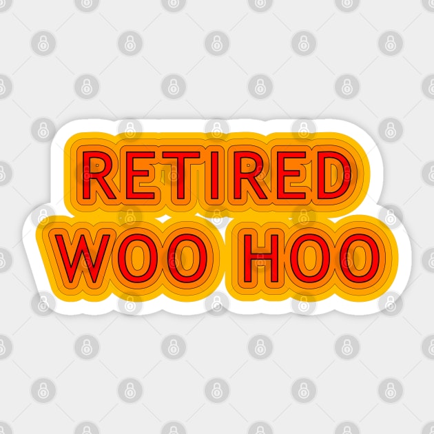 Retired Woo Hoo Sticker by Braznyc